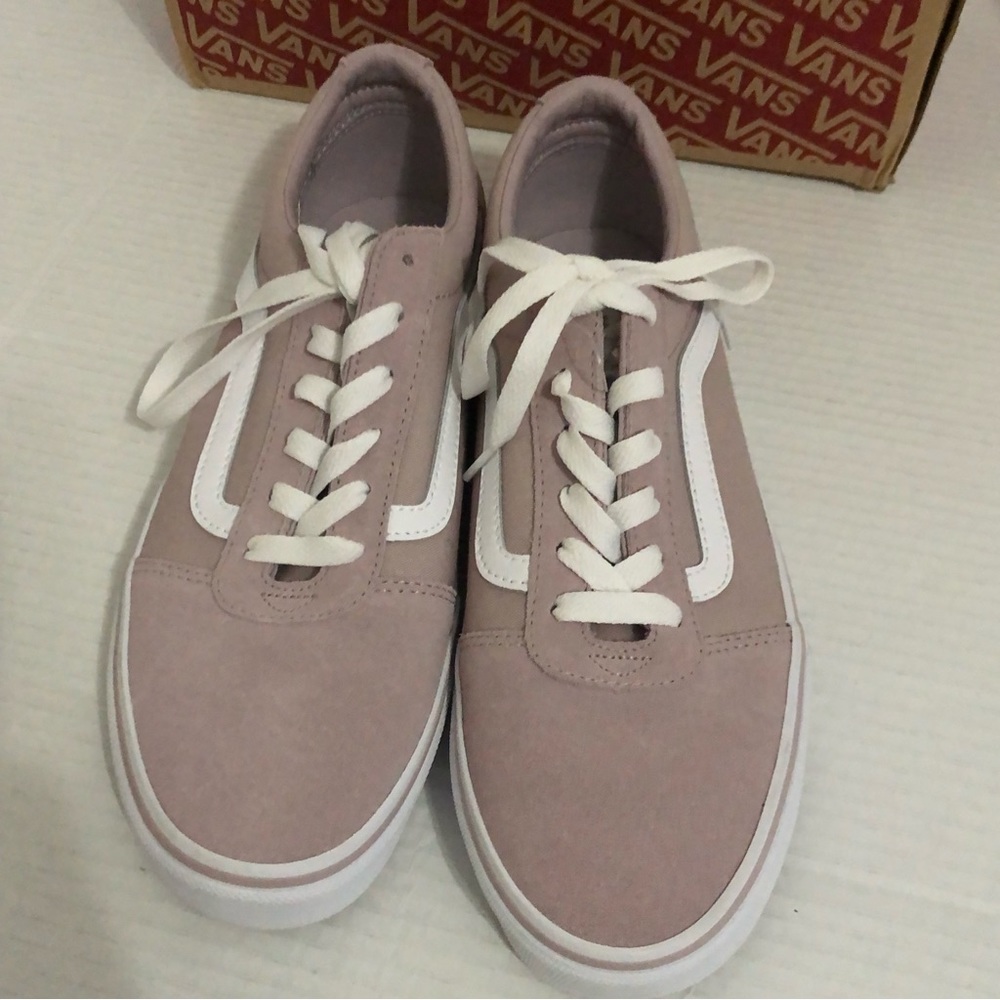 Vans Shoes Womens Size 10.5 Brand New Off The Wall Violet Ice Tie Casual Skater - Picture 2 of 10